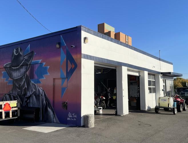 New Downtown Mural Brings Montana Cowboy Portrait to First Avenue North