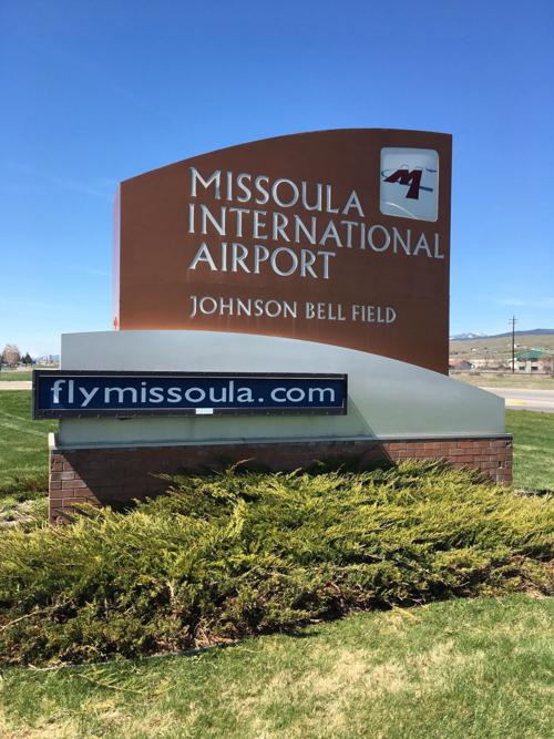 Missoula International sign