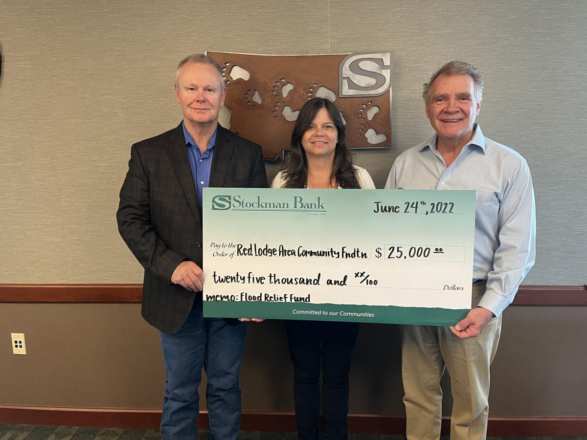 Stockman Bank donates 25K to Red Lodge area flood relief