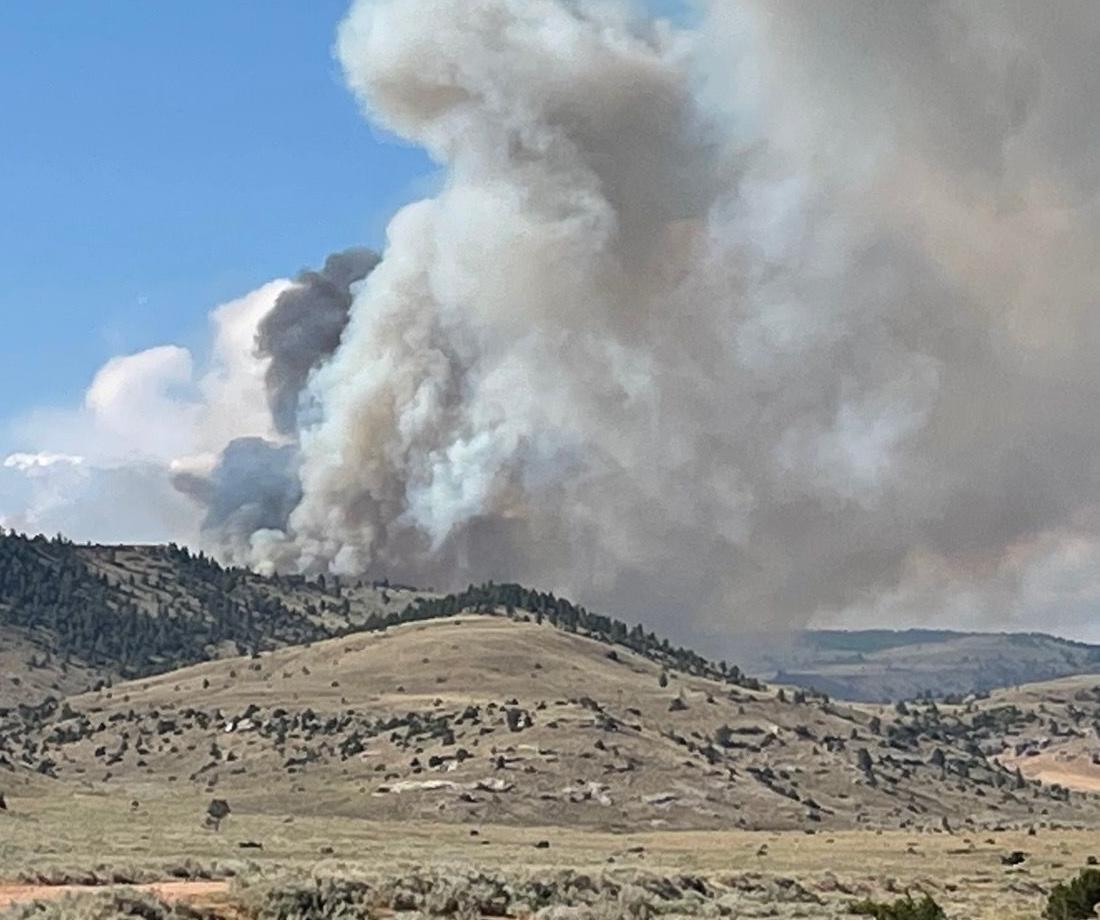 Fire on West Pryor Mountain 30 contained