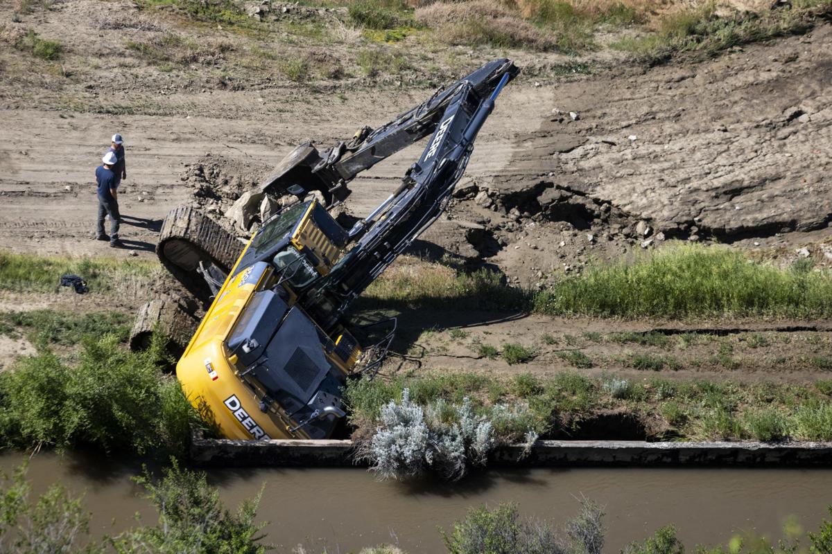 Billings Bench Water Association ditch flooding