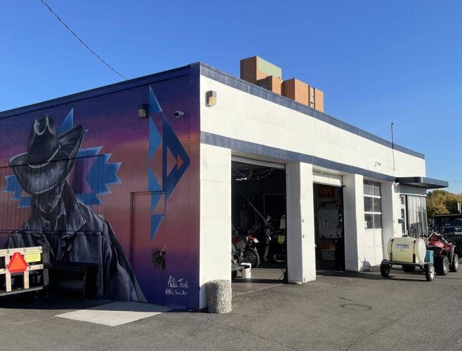 New Downtown Mural Brings Montana Cowboy Portrait to First Avenue North