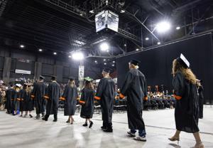 High school graduation day in Billings
