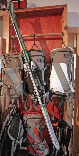 Ski backpacks
