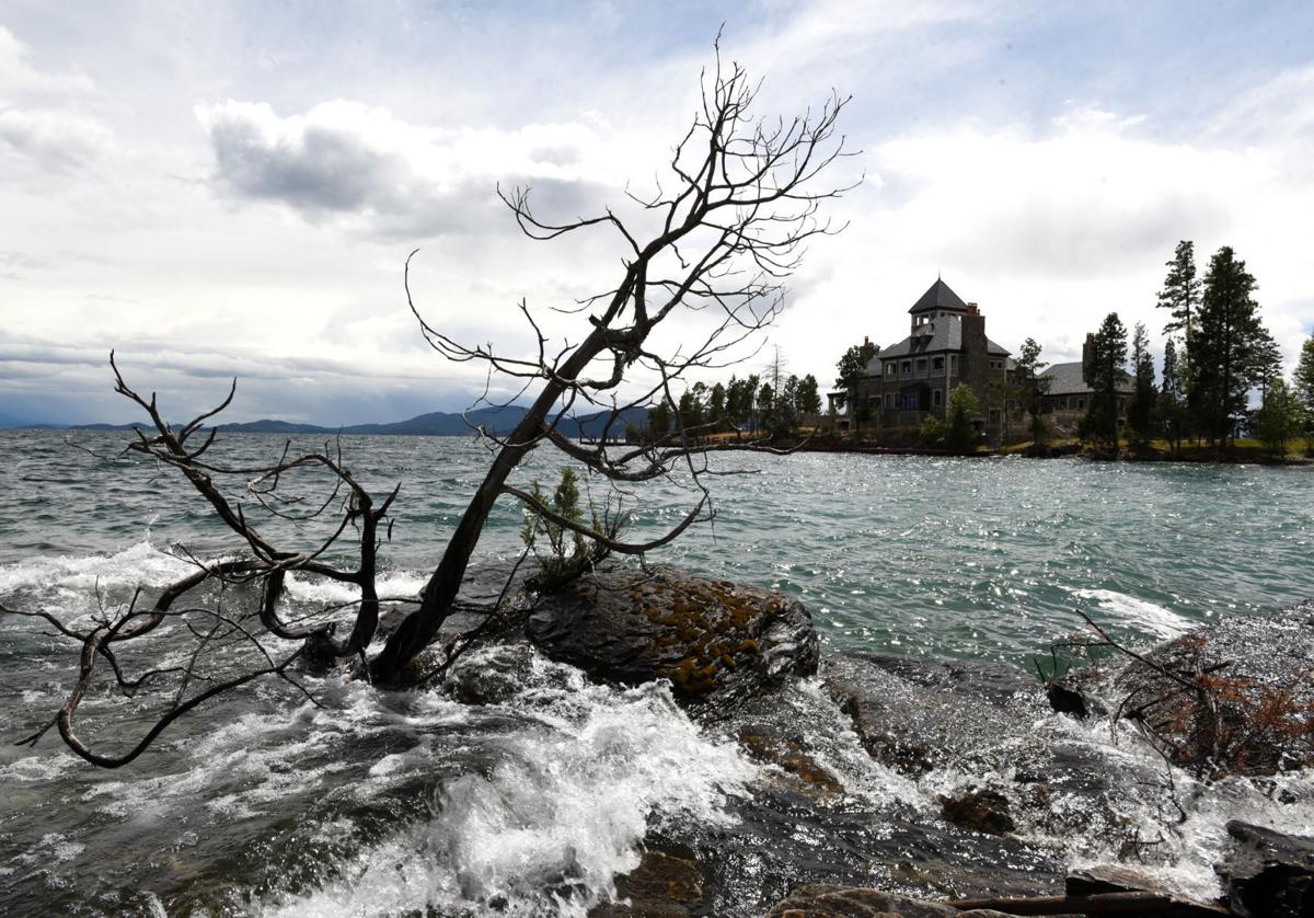 For sale 39 million mansion on private Flathead Lake island Montana