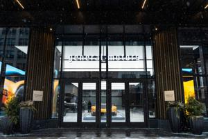 General Motors Entrance One showroom is seen Friday, Jan. 16, 2026, at Hudson's Detroit.