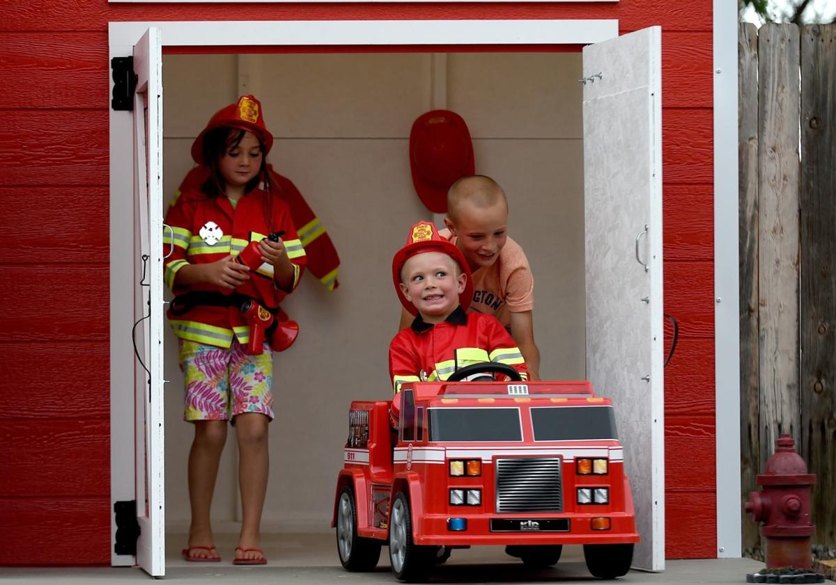 4-year-old Billings burn victim surprised with long-sought playhouse ...