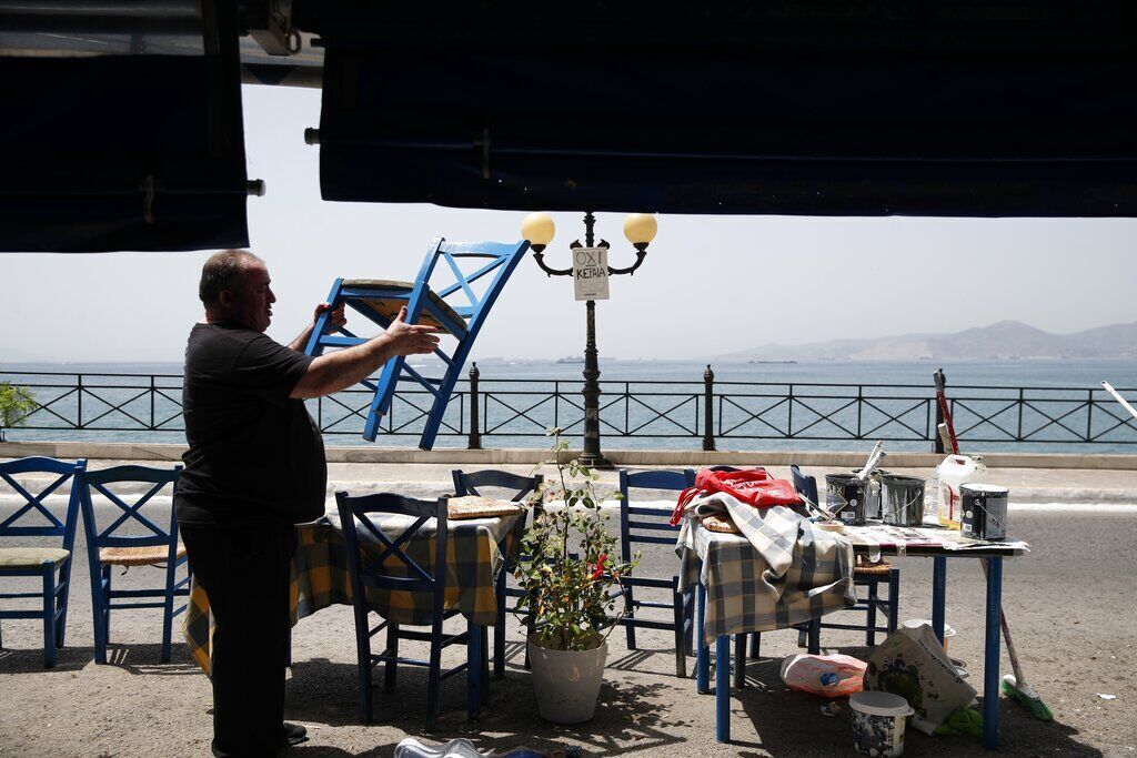 Virus Outbreak Greece Tourism