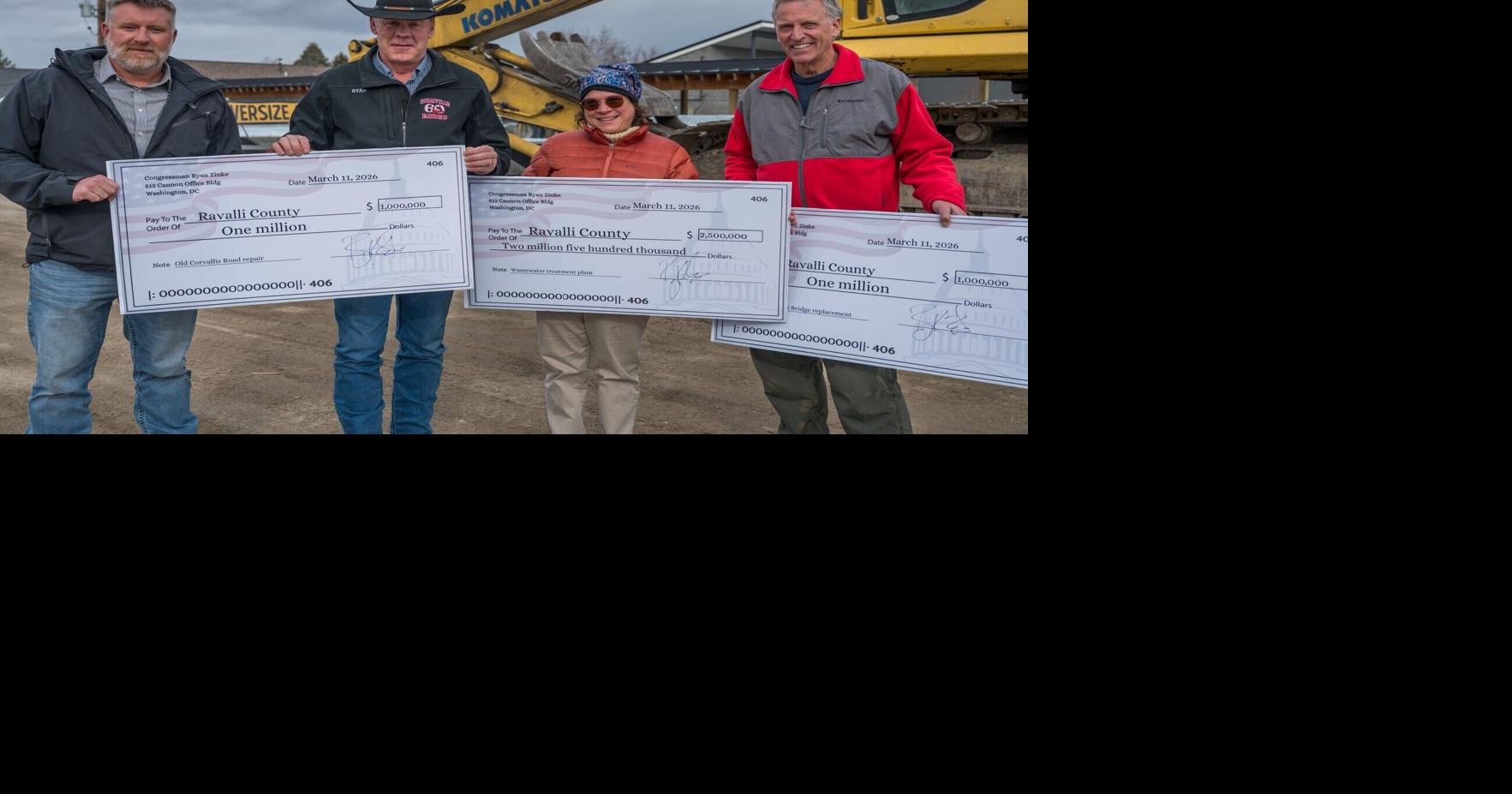 Image for Zinke secures funding for Ravalli County projects