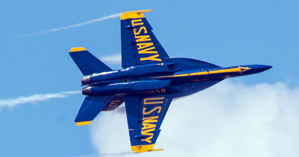 Blue Jet Sign Blue Angel Jet