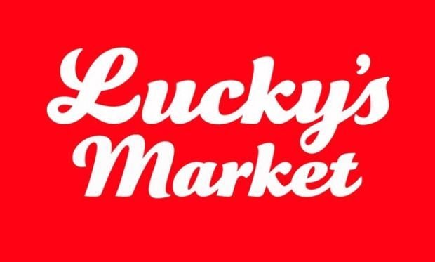 Image result for lucky's market logo