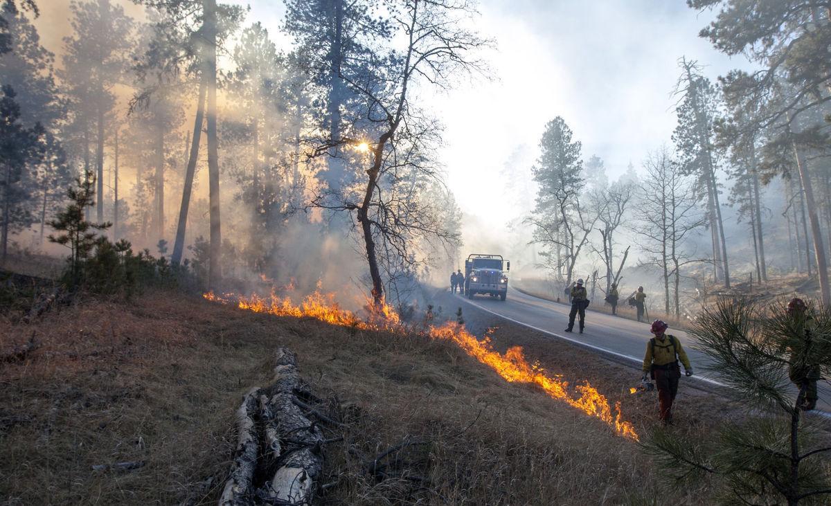 South Dakota wildfire burns more than 84 square miles, is 50 contained