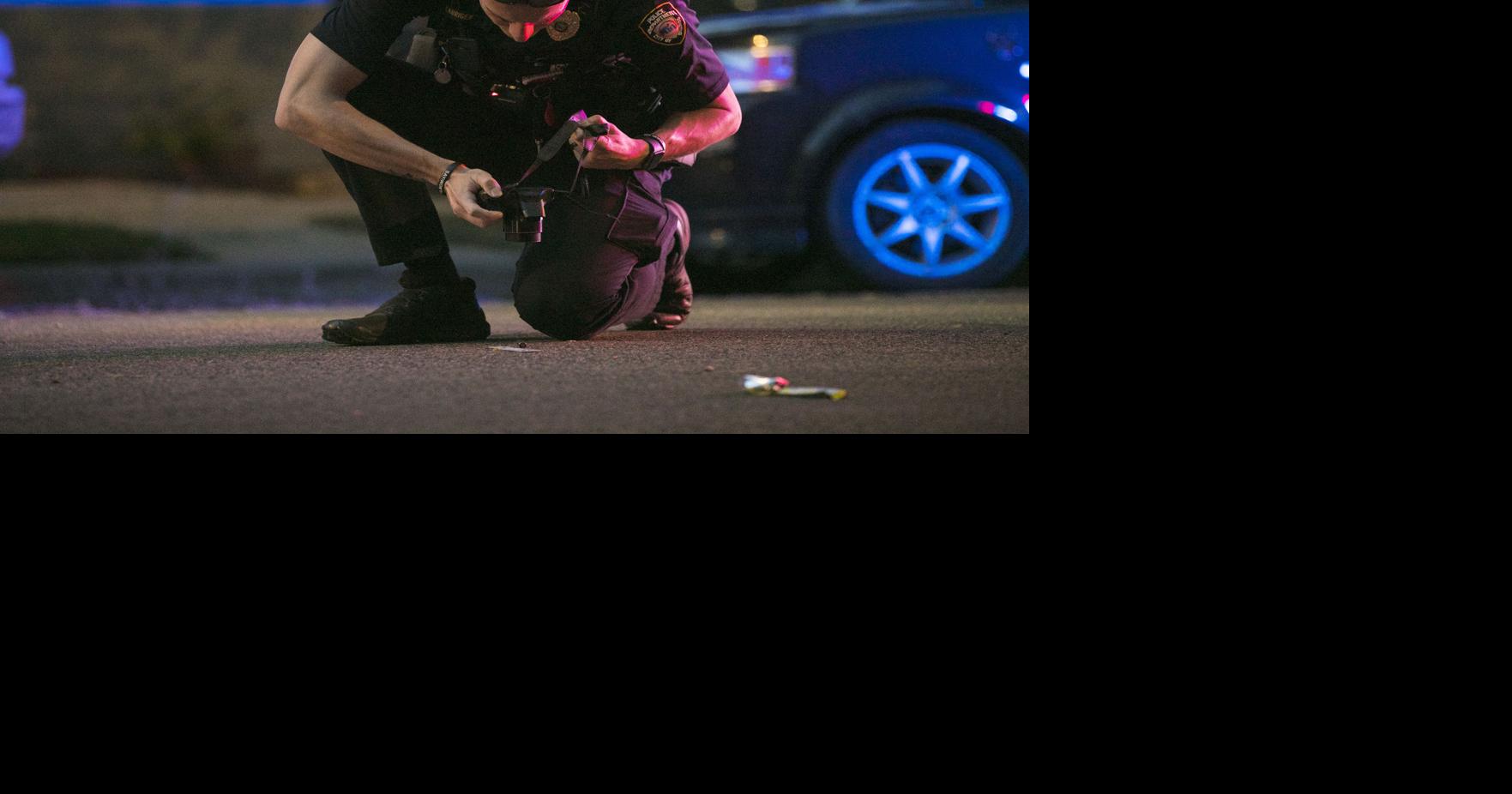 Photos: Police investigate shots fired on South Side
