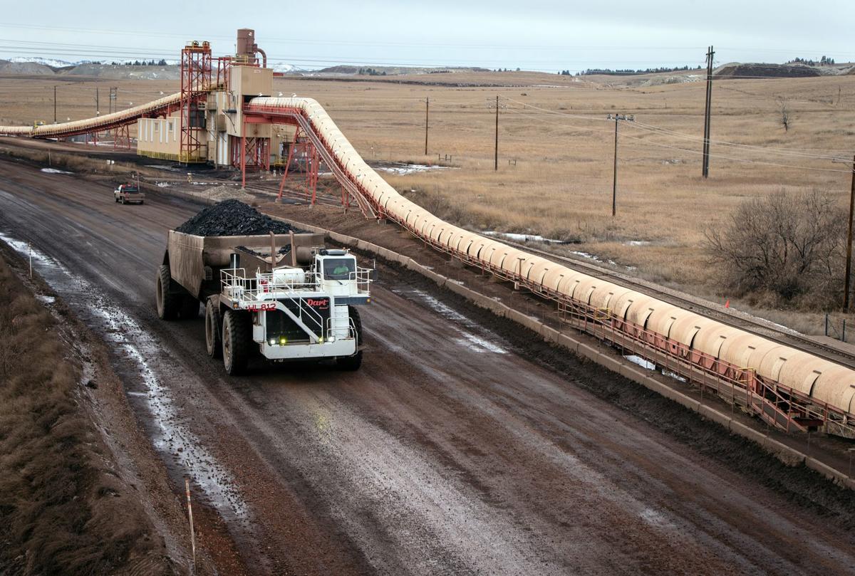 Coal dust in Colstrip