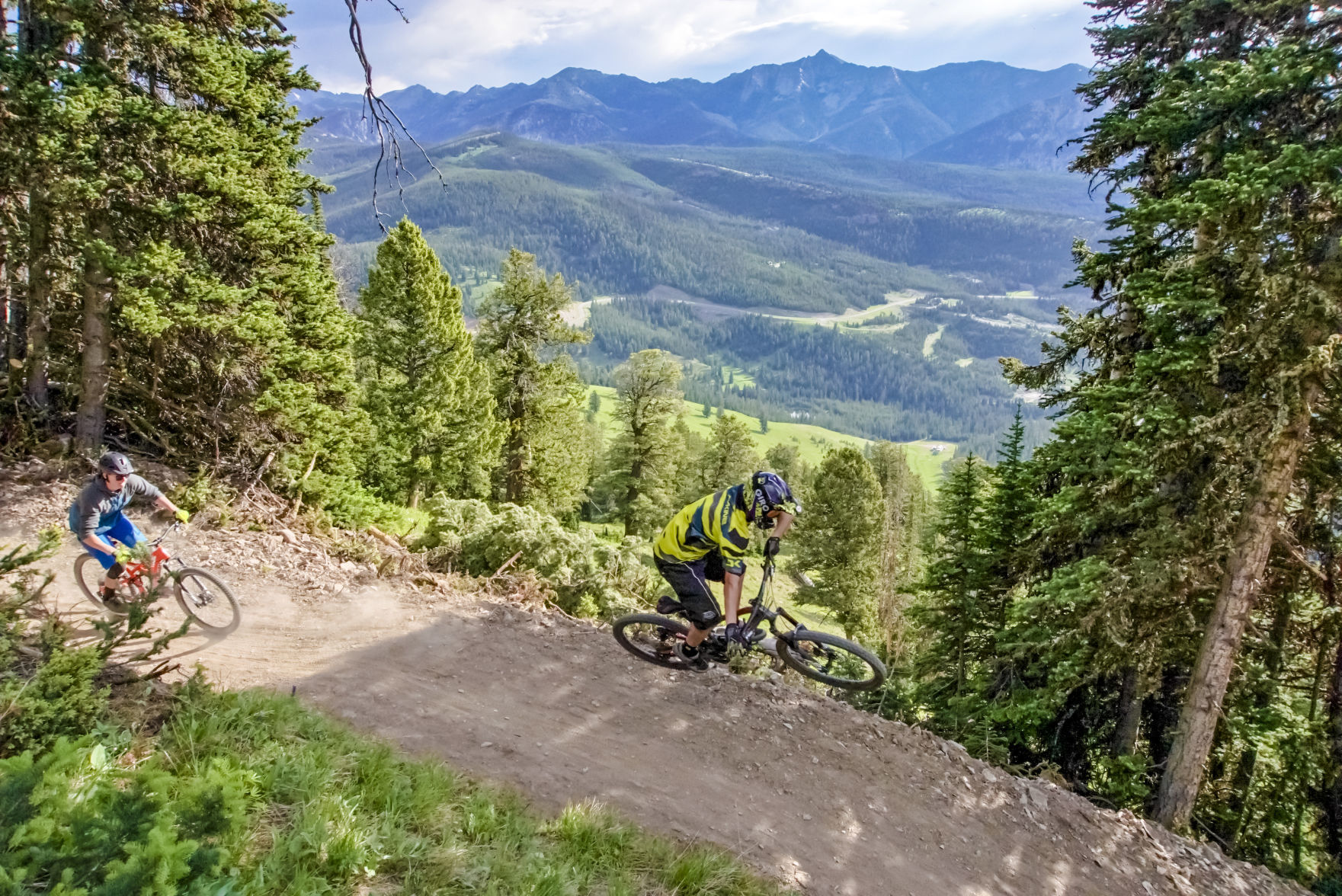 big sky downhill mountain biking