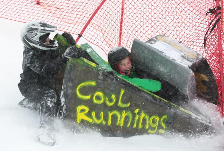 Fluke box heroes Cardboard Classic snow race anchors Red Lodge Winter