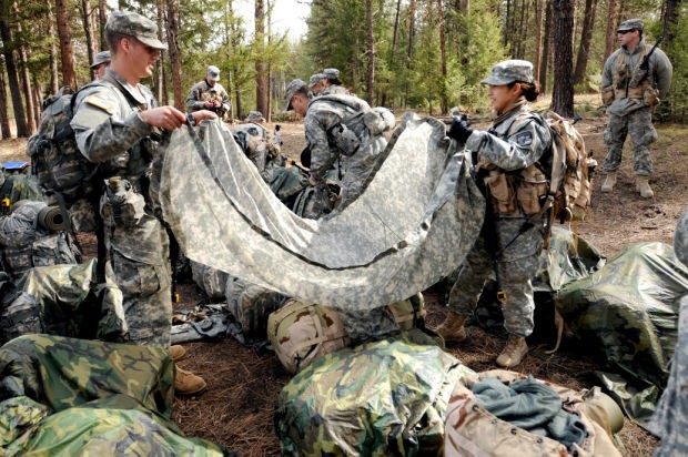 Grizzly Battalion ROTC cadets busy training at Lubrecht Forest