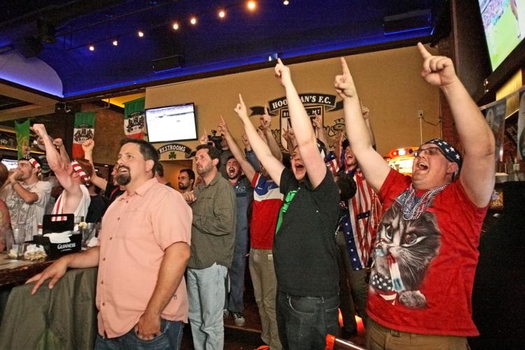 Soccer fans at Hooligan's