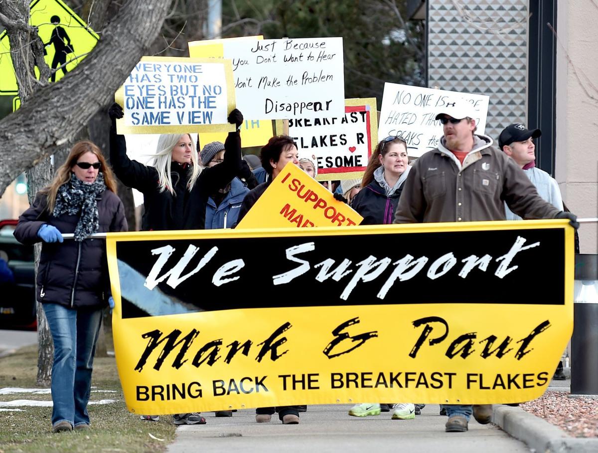 Protesters March In Billings To Support Suspended Cat Country