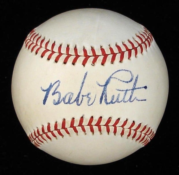 Brothers' baseball signed by Babe Ruth will be auctioned