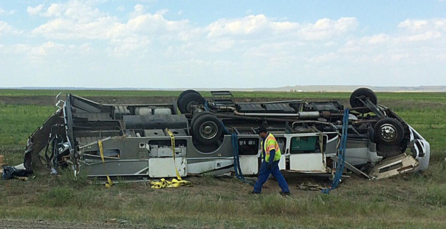 RV crashes on interstate east of Hysham, sending 3 to hospital Local