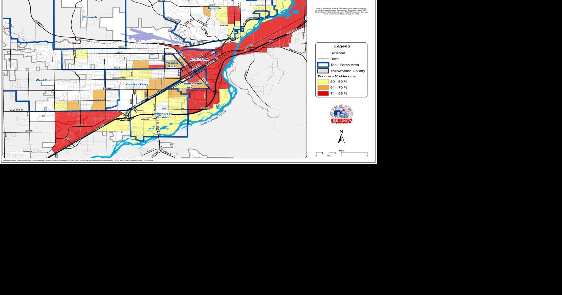Low/moderate areas
