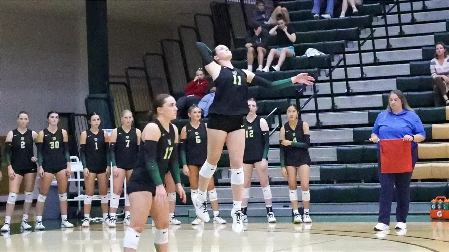Rocky Volleyball Closes Road Trip with Four-Set Loss at Bismarck State