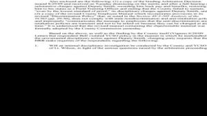 Human rights complaint cover letter sent to the Human Rights Bureau