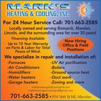 MARKS HEATING & COOLING - Ad from 2024-04-27