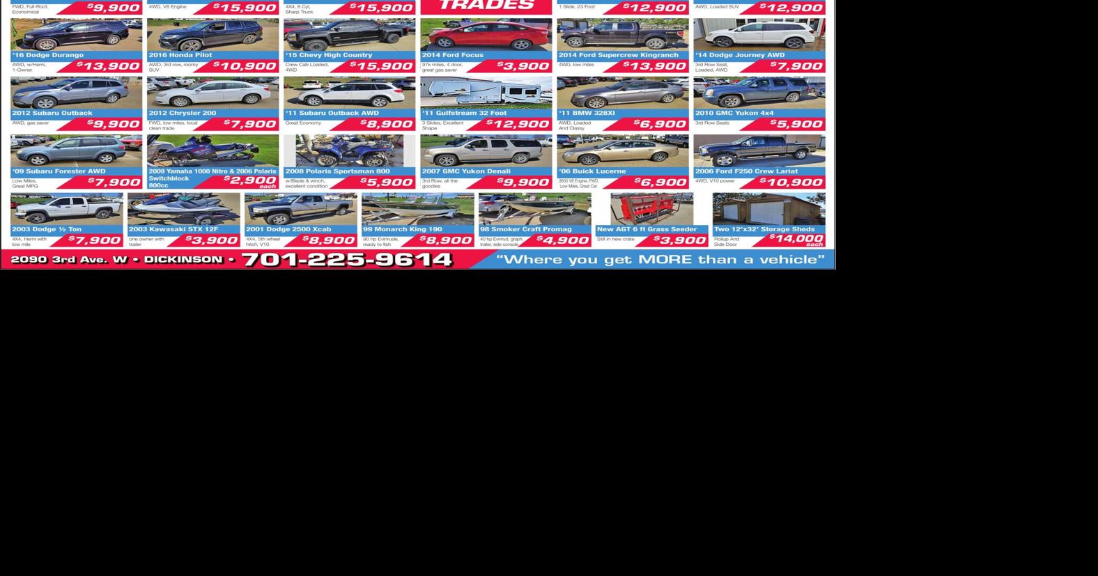 DAKOTA MOTORS - Ad from 2026-04-30