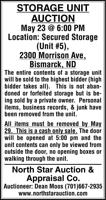NORTH STAR AUCTION - Ad from 2024-05-16