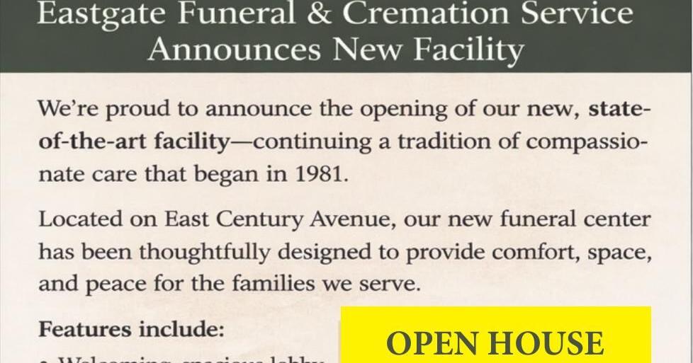 EASTGATE FUNERAL SERVICE-ADV ACCOUNT - Ad from 2026-05-02