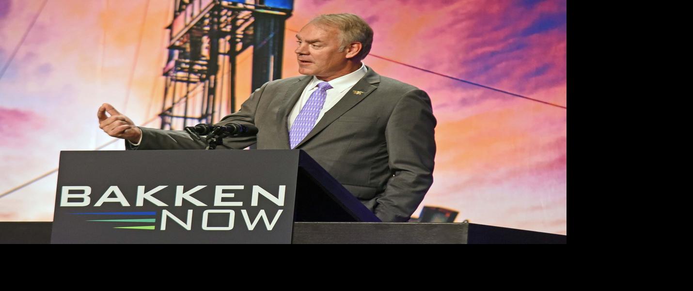 Zinke Burgum Tout Innovation Over Regulation At Oil Conference Bakken News Bismarcktribune Com
