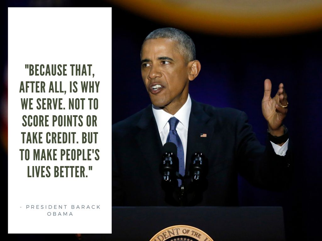 Obama farewell address