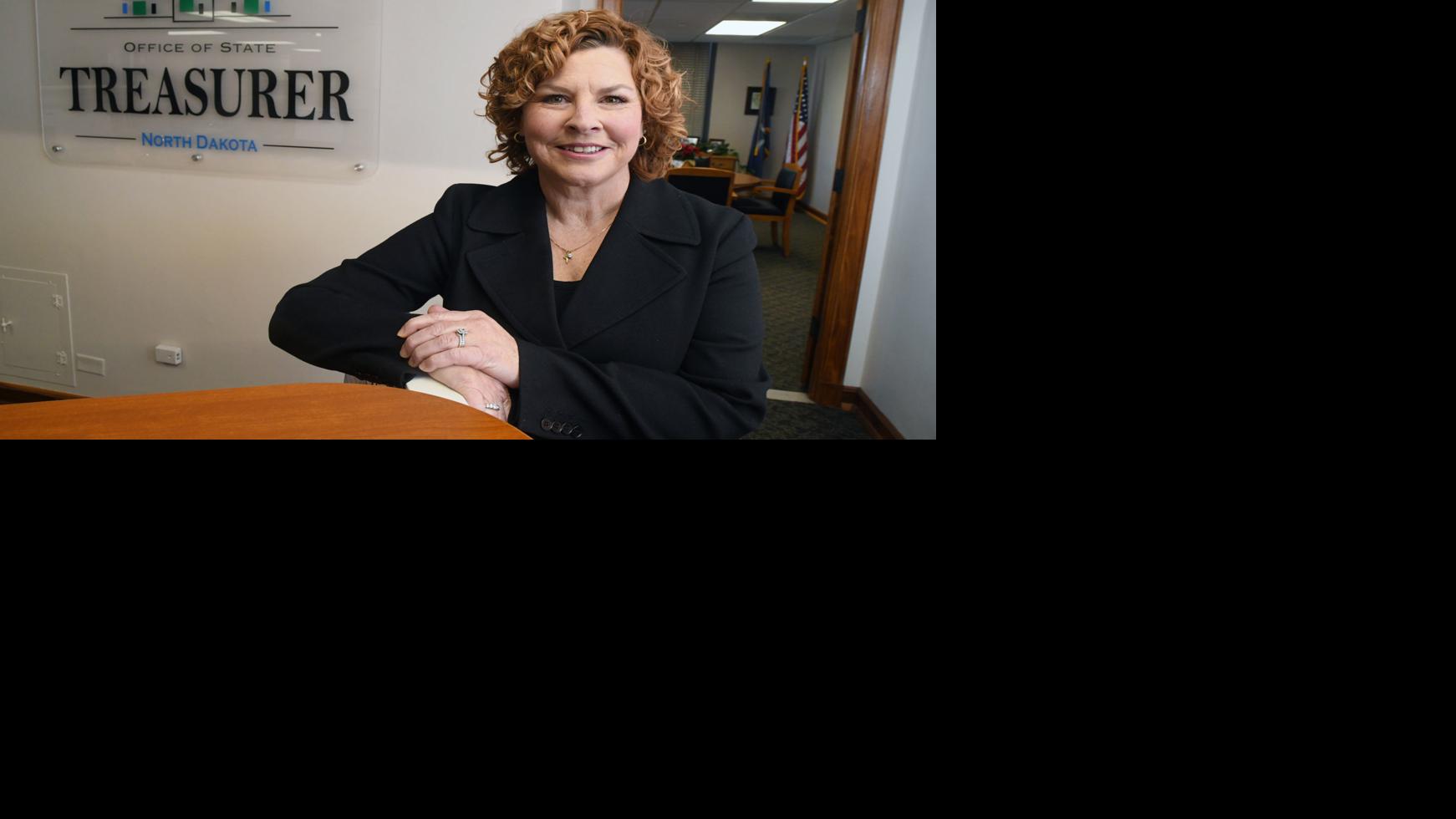 North Dakota State Treasurer Kelly Schmidt won't seek reelection in