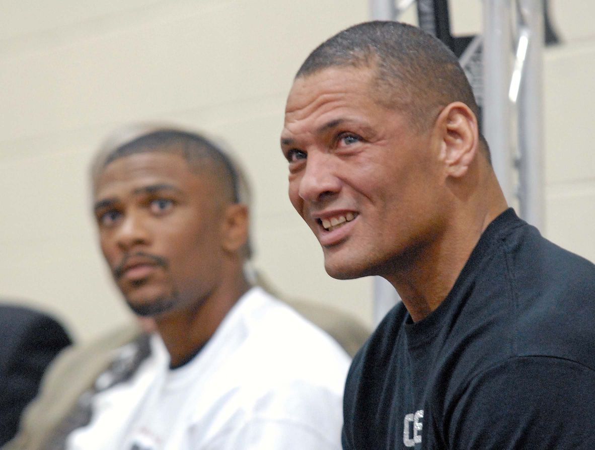 Virgil Hill WeighIn Ceremony at United Tribes Technical College
