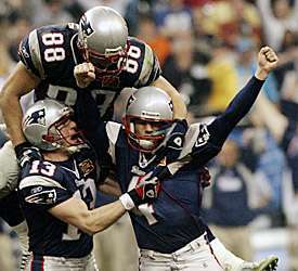 Vinatieri kicks another Super Bowl winner for Patriots 