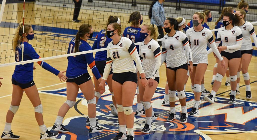 even without a season it was a busy fall for tetzlaff u mary volleyball team college bismarcktribune com