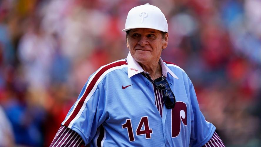 Pete Rose dismisses questions over statutory rape claims in return to Philadelphia: 'It was 55 years ago, babe'