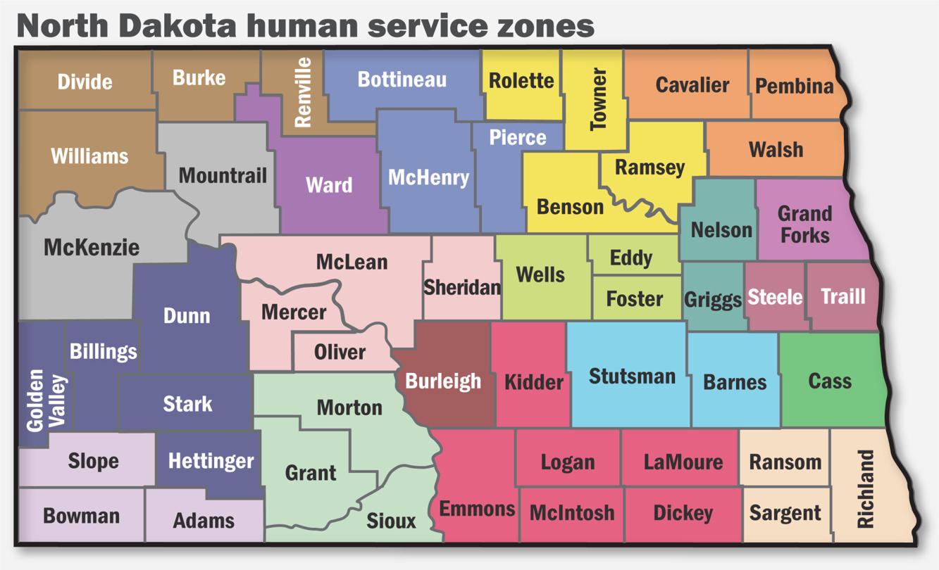 North Dakota counties taking shape as new 'human service zones' State