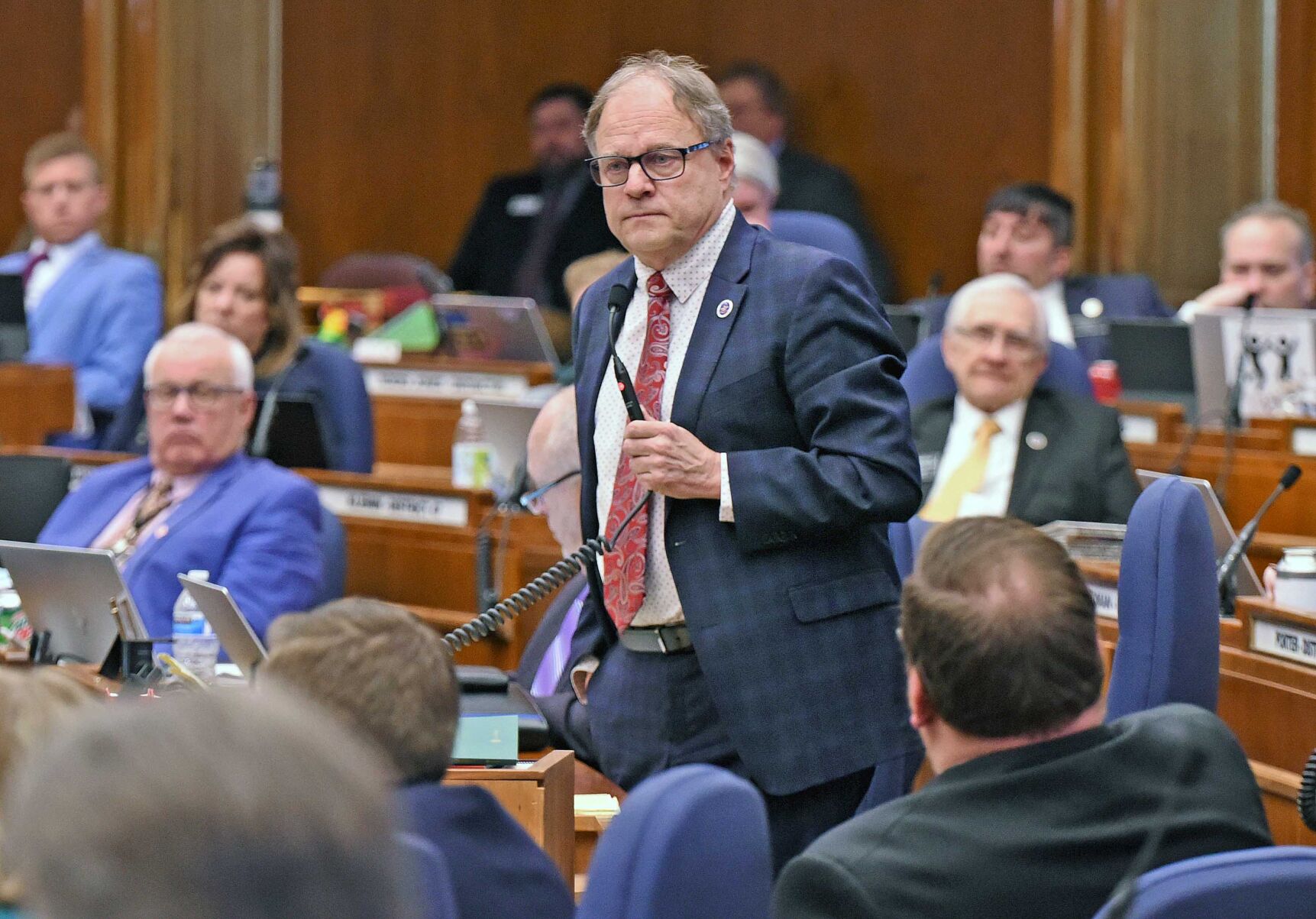 Bill to close North Dakota public employees pension plan goes to