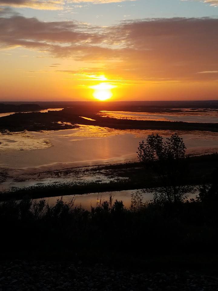 Sunset on the Missouri
