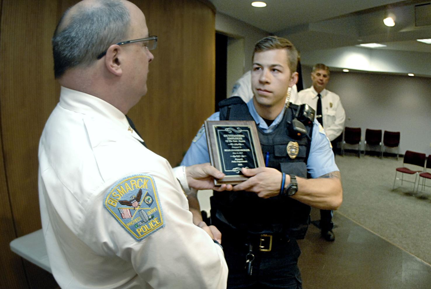 Bismarck police officers, community members honored