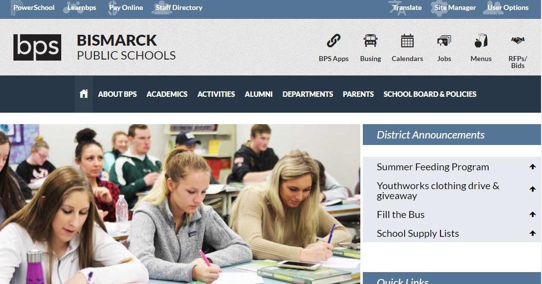 Bismarck Public Schools website gets a makeover