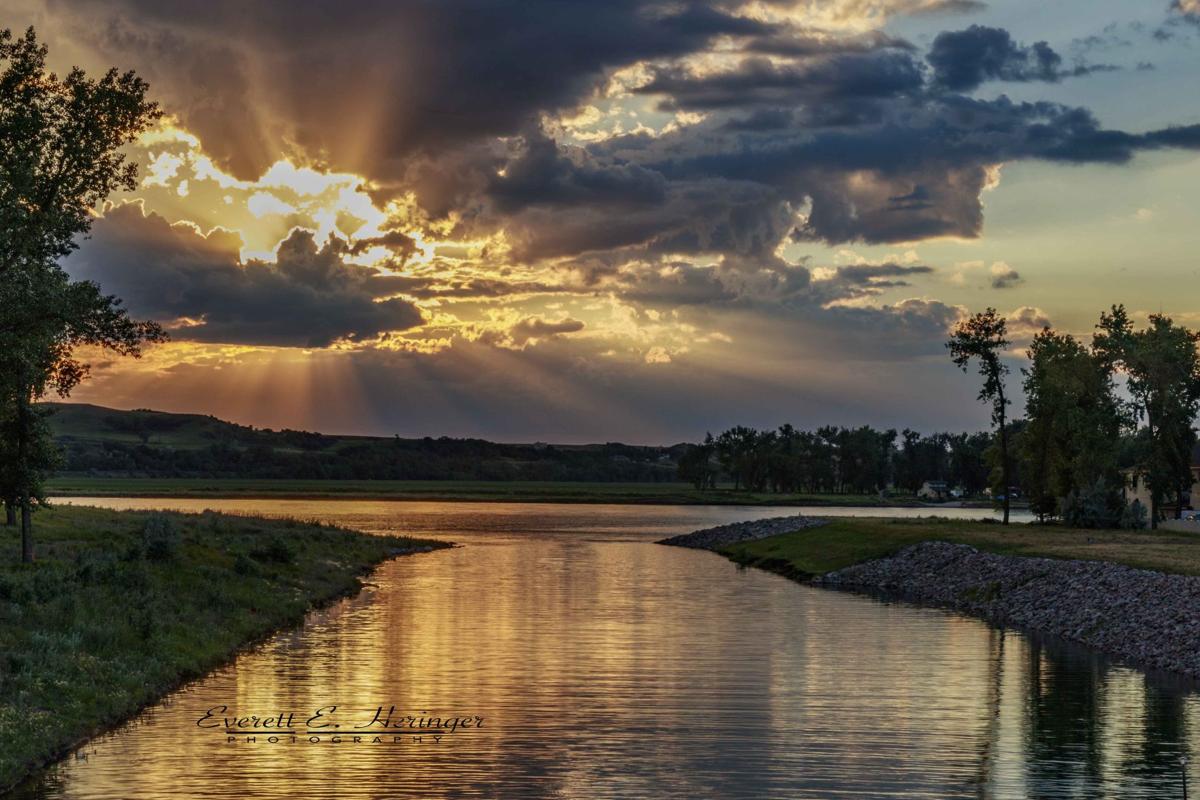 Beautiful Sunset over the Mighty Missouri River