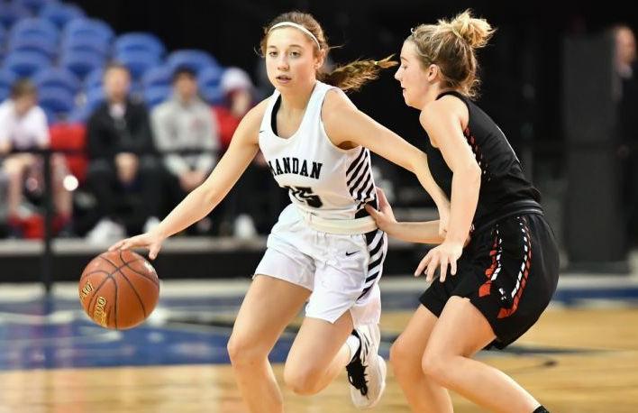 Mandan S Harris Excels On And Off The Court Basketball