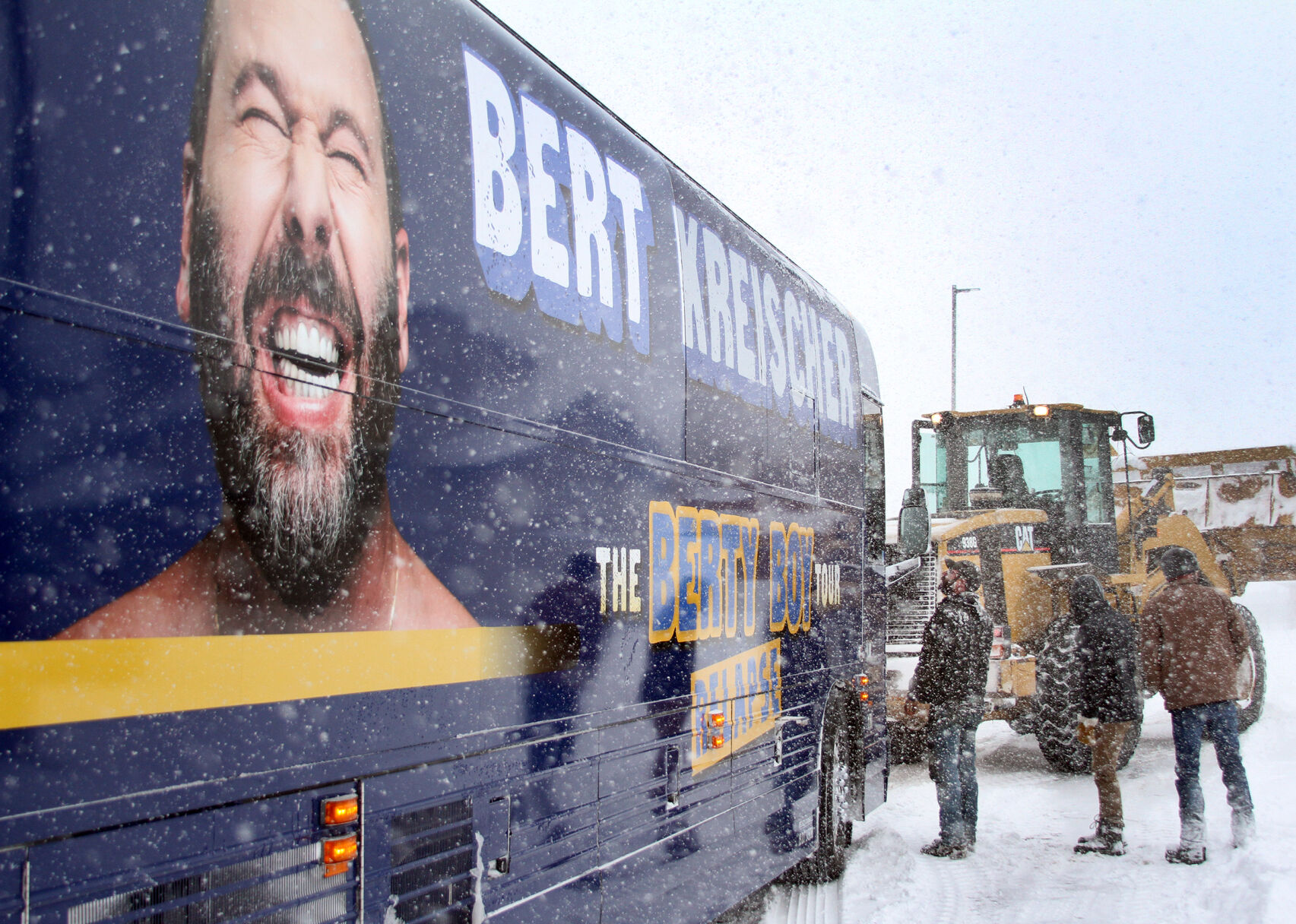 Bismarck Rescues Comedian Bert Kreischer After His Tour Bus Gets Stuck ...