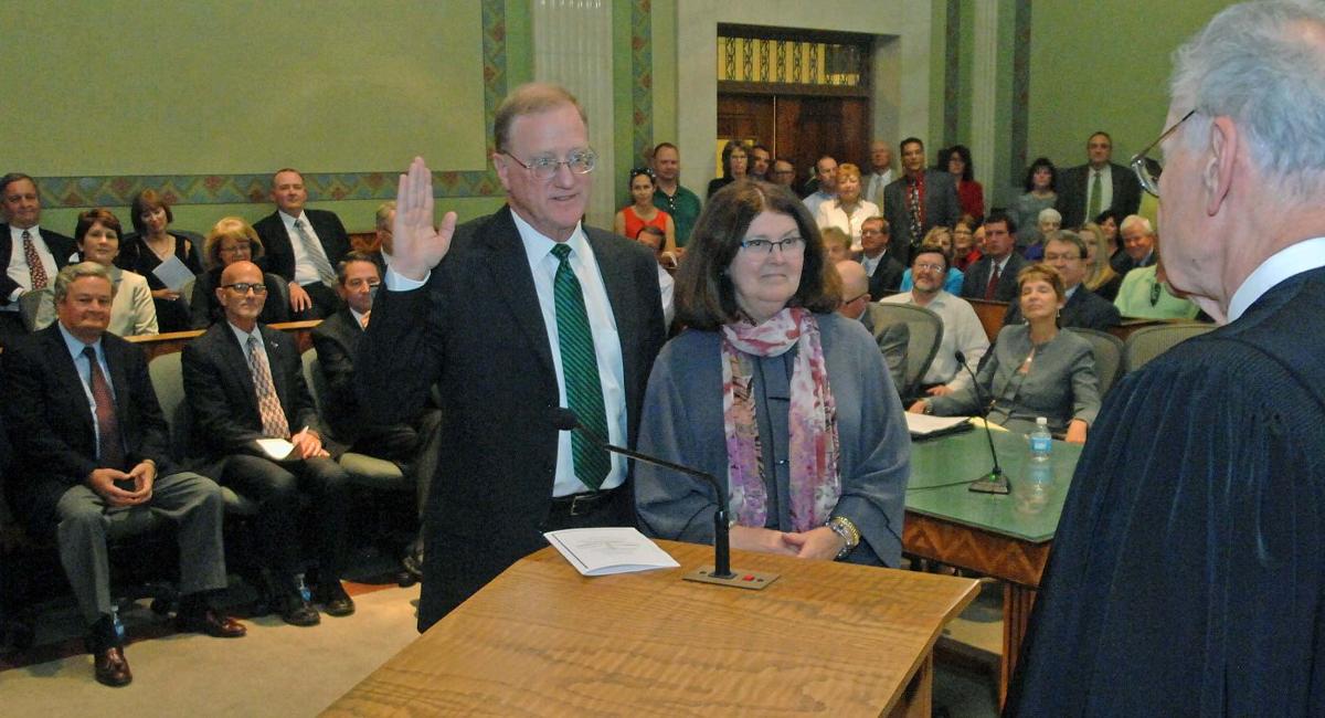 Hill sworn in as judge