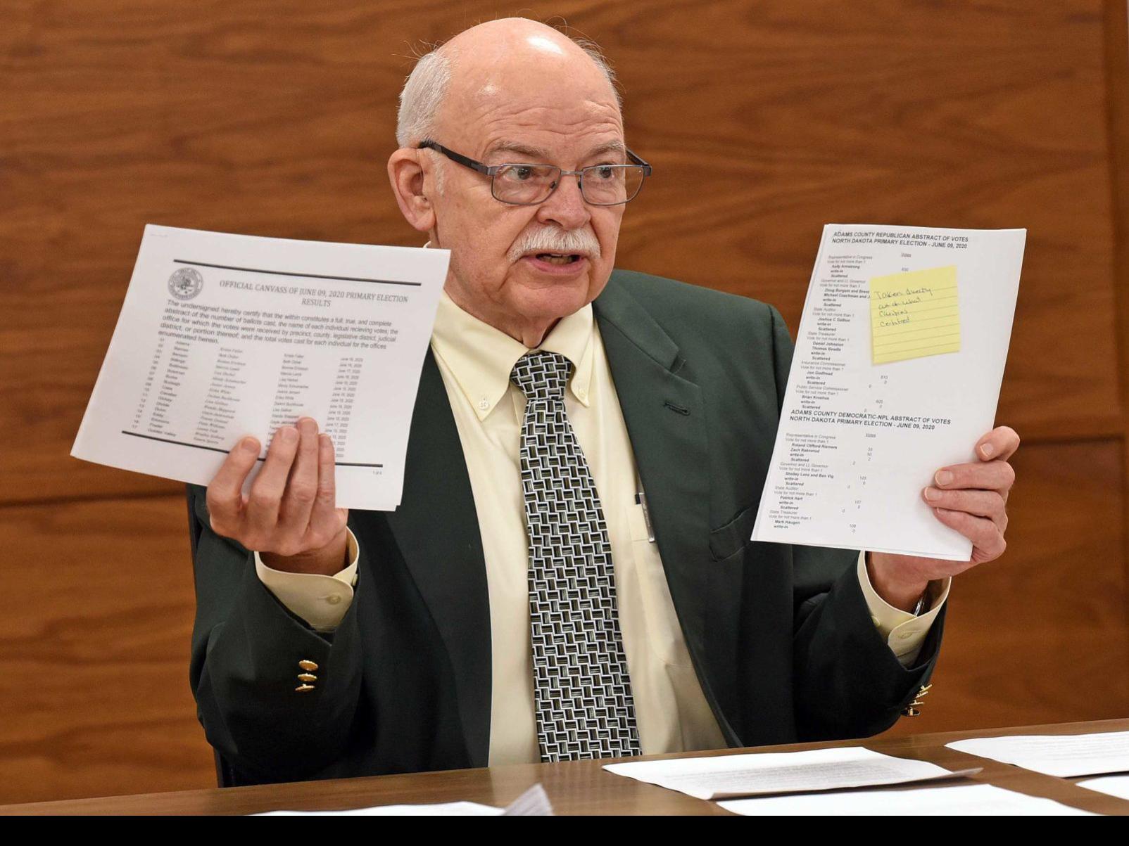 State Canvassing Board Certifies Results Of June Election Govt And Politics Bismarcktribune Com