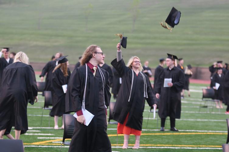 Mandan High School celebrates graduation with modified ceremony